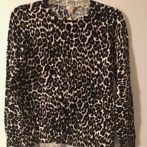 J. Crew animal print sweater